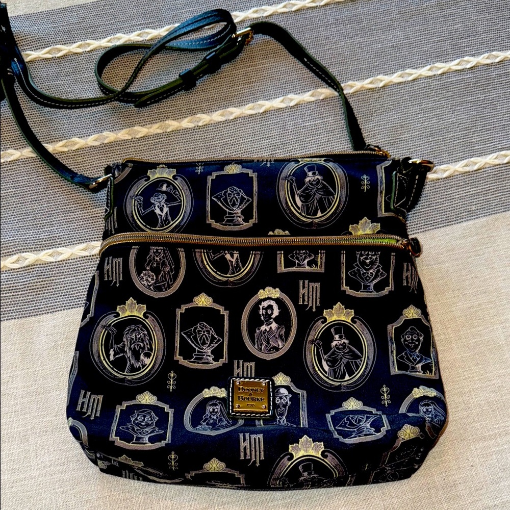 Disney X Dooney & Bourke Haunted Mansion Portraits NylonCrossbody Bag